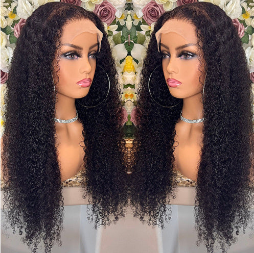 Brazilian Kinky Curly Lace Front Human Hair Wigs