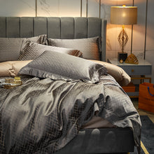 European-style Luxury 140 High-end Brocade Four-piece Jacquard Beddings Cotton Satin Quilt Cover Bed Sheet Quilt 18 Bedding - Everyday Essentialsco
