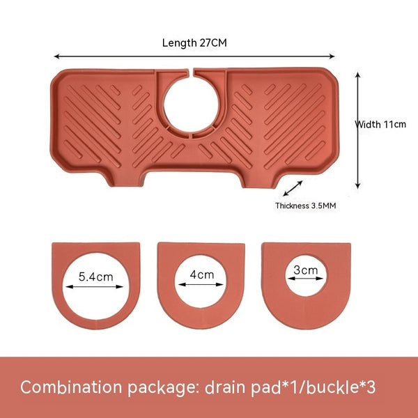 Diatomite Faucet Absorbent Mat - Everyday Essentialsco