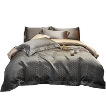 European-style Luxury 140 High-end Brocade Four-piece Jacquard Beddings Cotton Satin Quilt Cover Bed Sheet Quilt 18 Bedding - Everyday Essentialsco