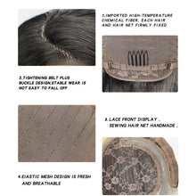 Wig Female Split Front Lace Wig Black Short Straight Hair Synthetic Wigs - Everyday Essentialsco